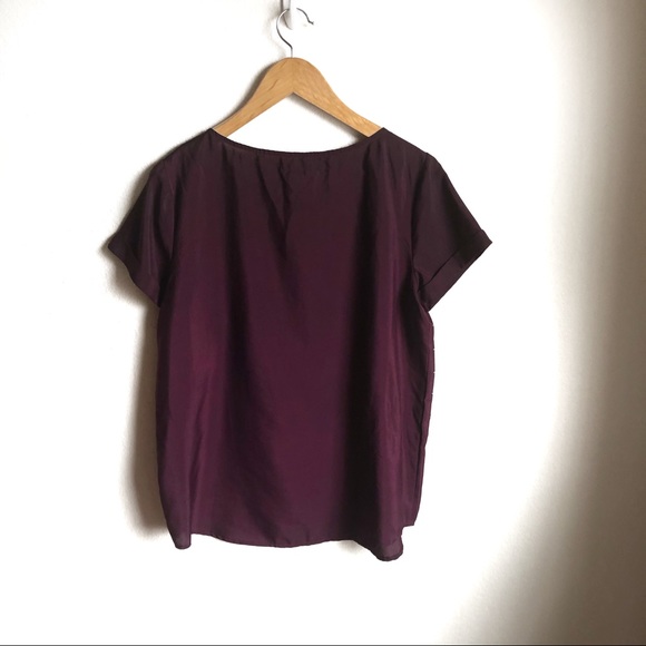Purple Gap blouse with gold studs - Picture 2 of 4